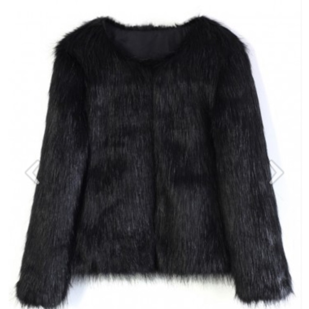 My chic faux fur in black - Picture 10 of 16